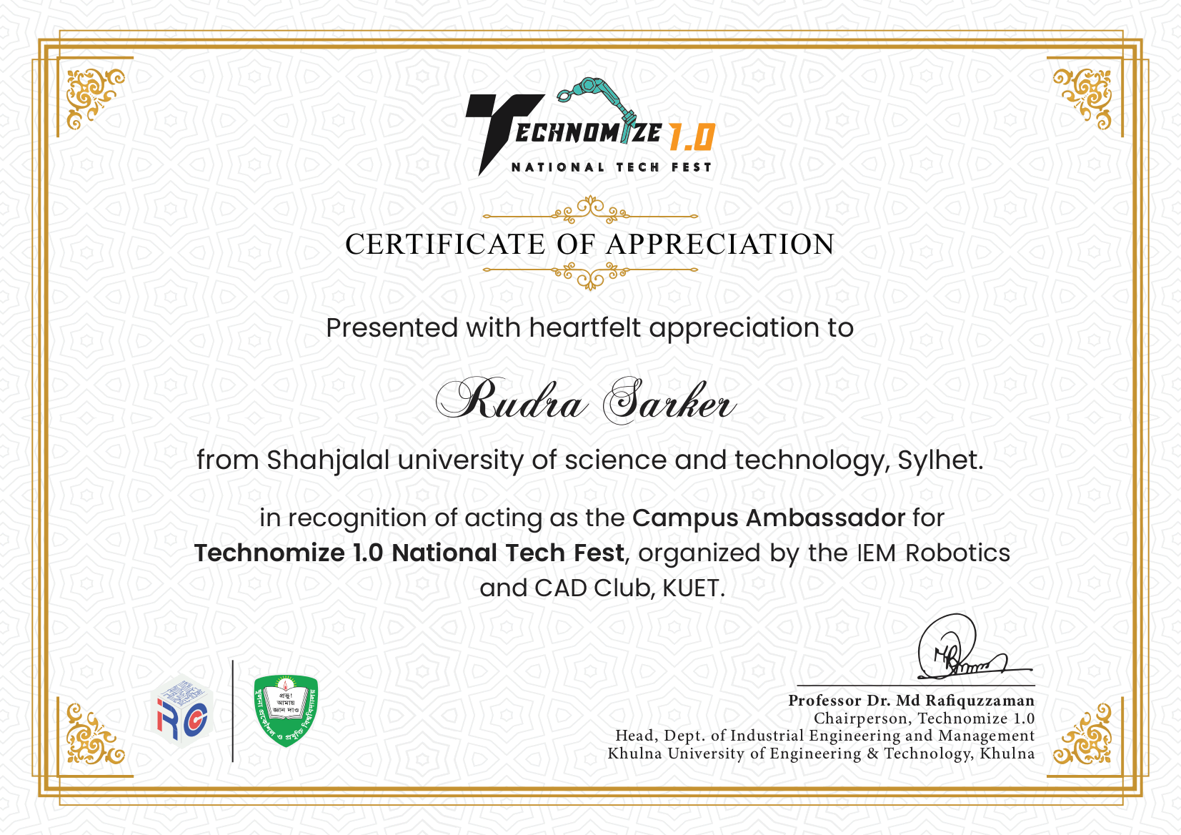 Certificate 3